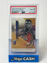 2020 Donruss Elite Zion Williamson Spellbound #2 Gold “I” - PSA 10